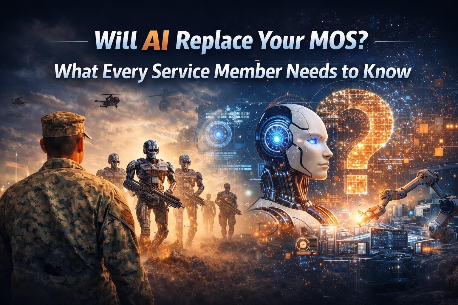 Will AI Replace Your MOS? What Every Service Member Needs to Know